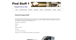 Desktop Screenshot of findstuff1.com
